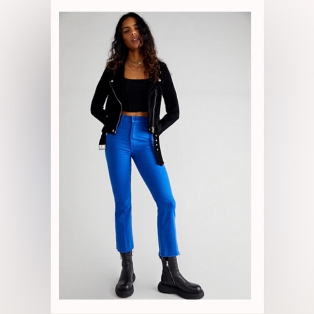 MOTHER The Hustler Ankle Fray Jeans Size 26